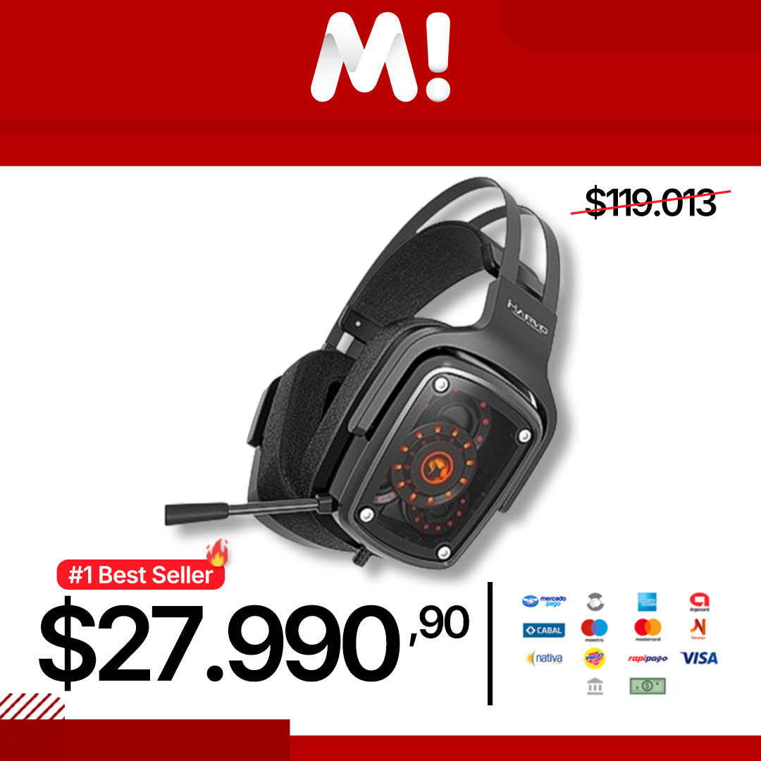 AURICULAR GAMER MARVO HG9046