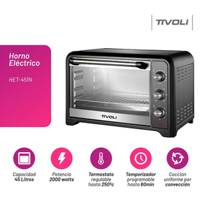 HORNO ELECTRICO TIVOLI HET-451N